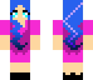 magenta girl