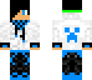 cool blue creeper boy