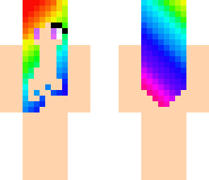 rainbow hair base