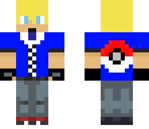 blonde blue pokemon trainer
