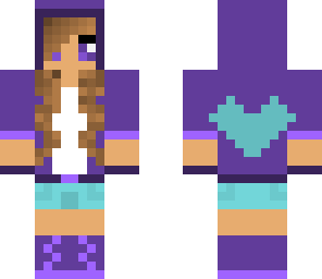 purple love girl