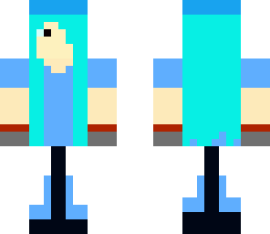 blue girl
