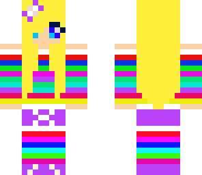 cute rainbow girl