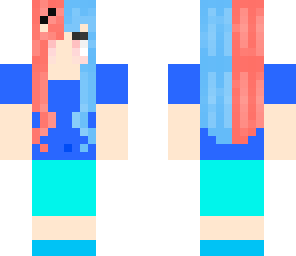 blue girl