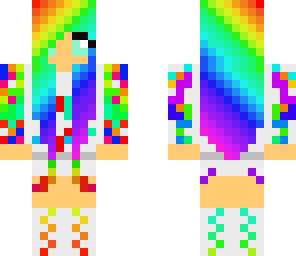 rainbow girl