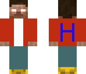 herobrine in jacket