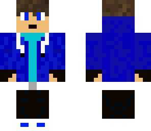 blue hoodie boy