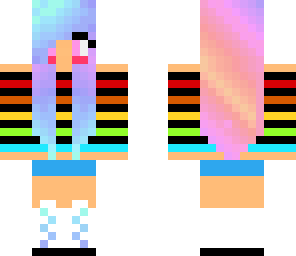rainbow girl