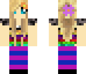 colorful flower child