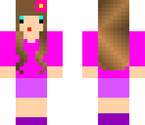 girl in purple