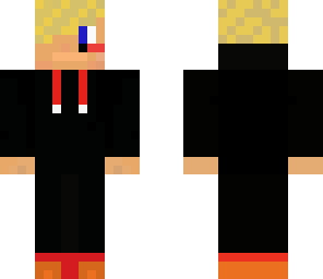 blond hoodie