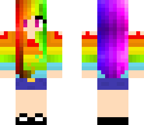rainbow girl