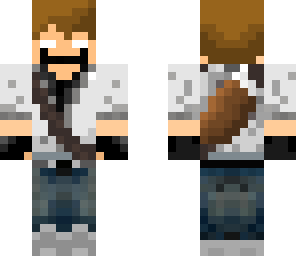 smiley herobrine with headphones