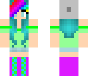 cute rainbow girl