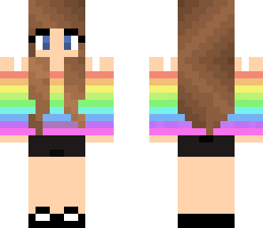 rainbow girl edit