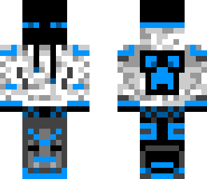 cool enderman blue