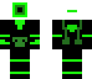 green eyeball man