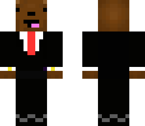 derpy bear in a suit