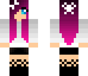 purple hair girl