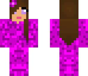 pink camo girl with bow 1