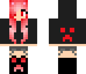 red creeper girl