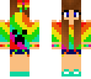 rainbow girl
