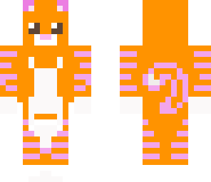 orange and pink cat