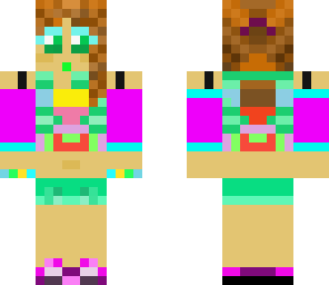 arcade neon girl