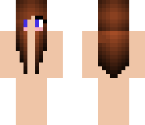 brown haired girl skin base