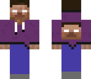 herobrine with hoodie