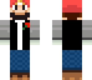 mario in a tux