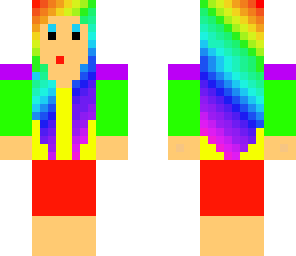 rainbow girl