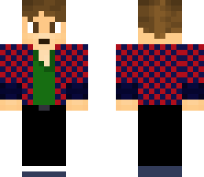 checked jacket with undershirt guy