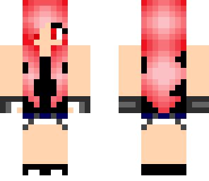 pink haired teen