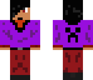 purple cool dude