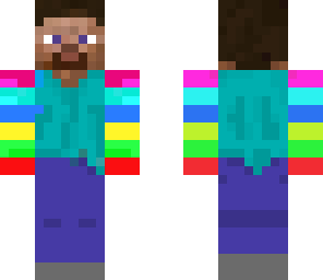 steve with colourful arms