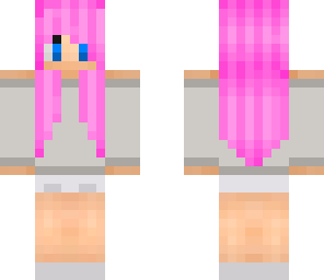 girl with  pink hair