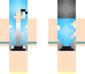 cute blue girl