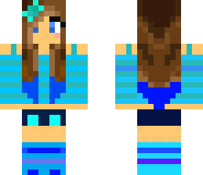 i love blue girl