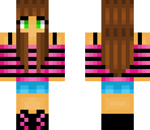 pretty brown-haired girl