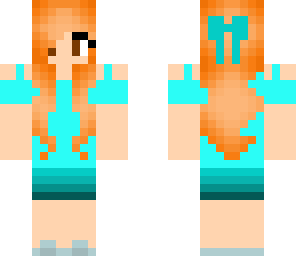 cute summer girl ginger hair