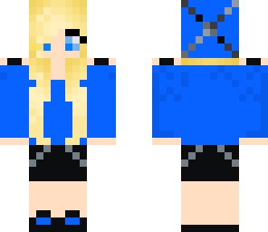 blue girl
