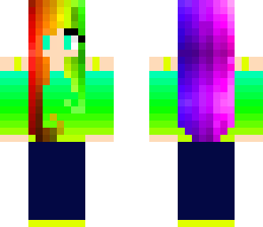 rainbow girl