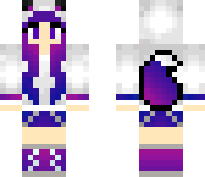 edited blue wolfgirl