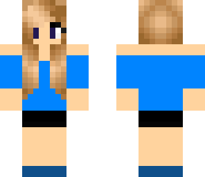 blue girl