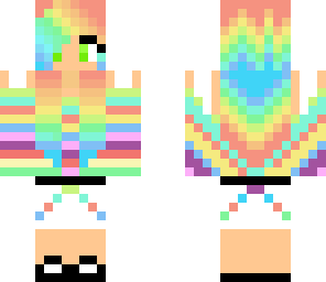 rainbow girl