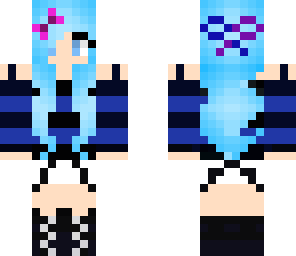 sweet blue girl