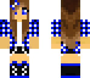 blue girl