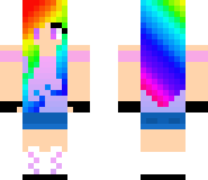 rainbow girl
