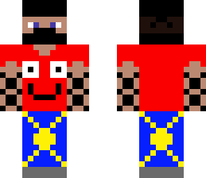cartoon steve with add ons